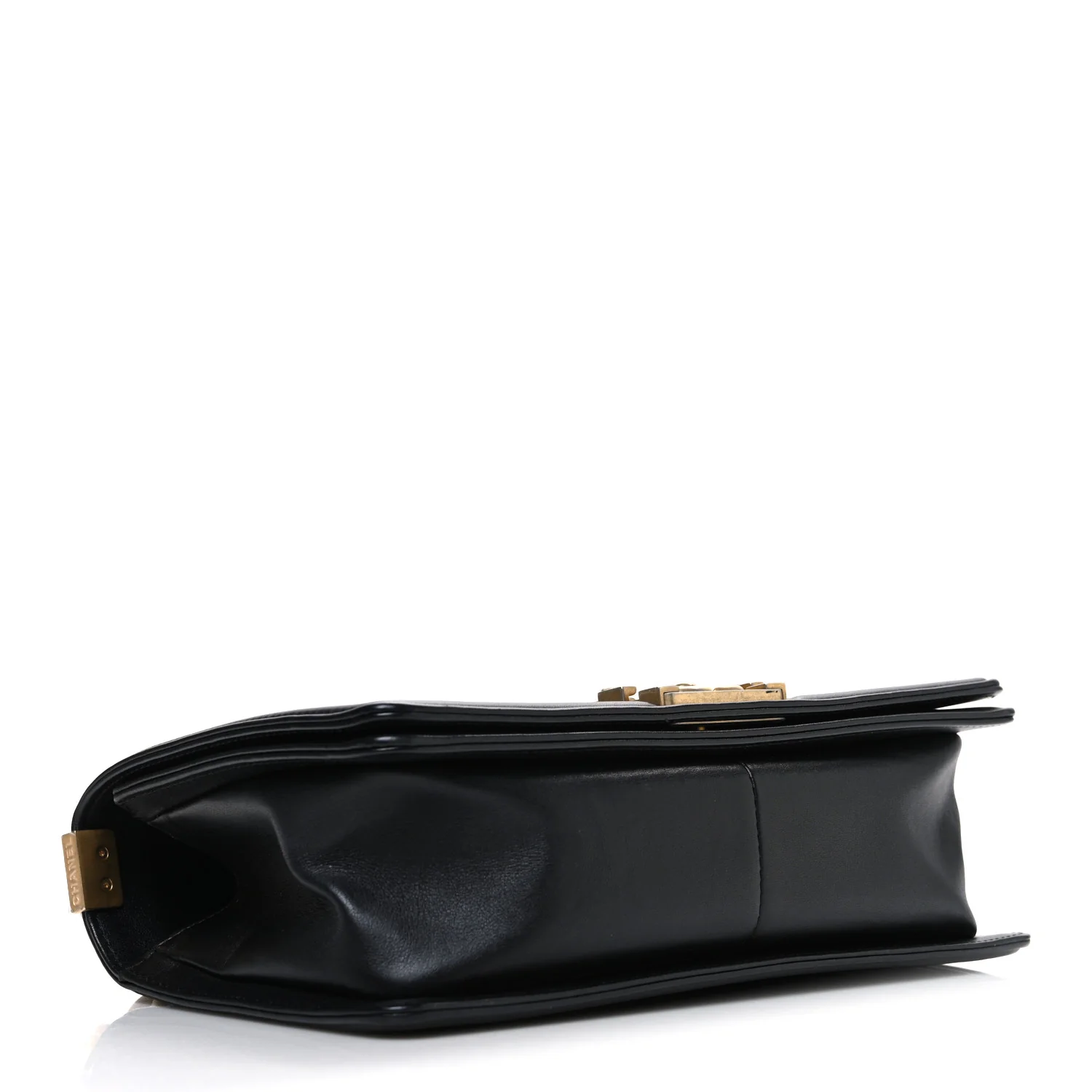 Calfskin Quilted Medium Boy Flap Black - Image 4