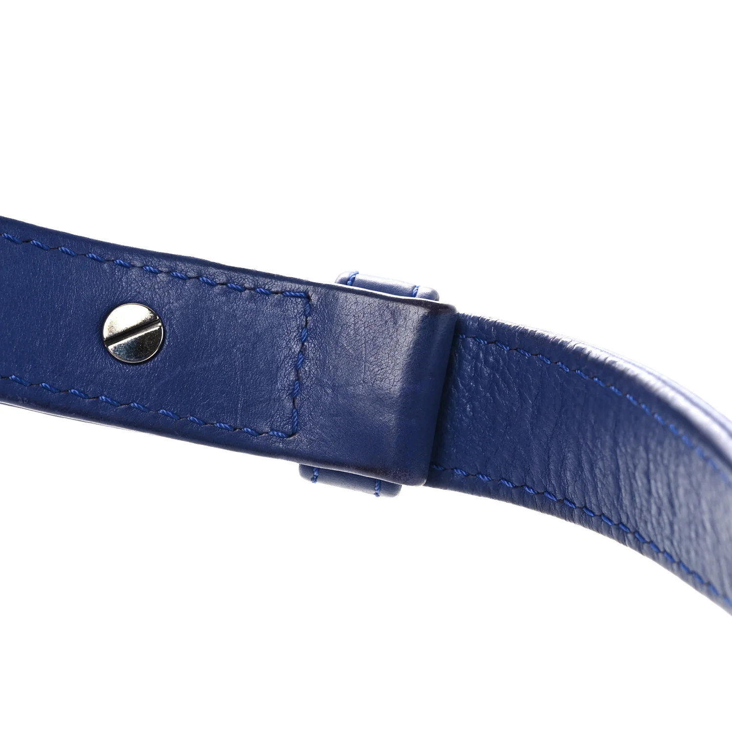 Calfskin Quilted Medium Boy Flap Blue - Image 16