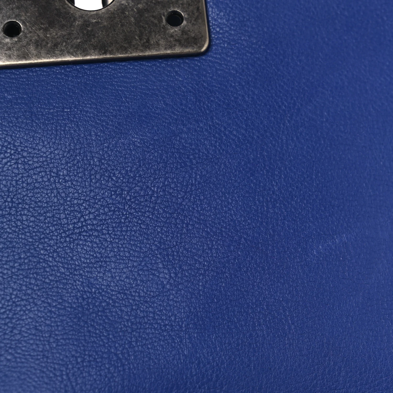 Calfskin Quilted Medium Boy Flap Blue - Image 9