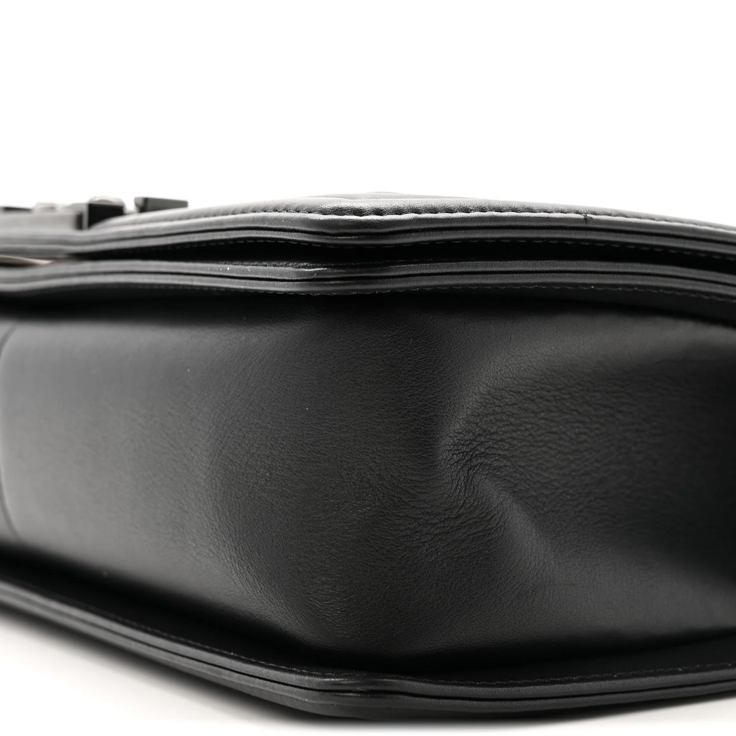 Calfskin Quilted Medium Boy Flap So Black - Image 10