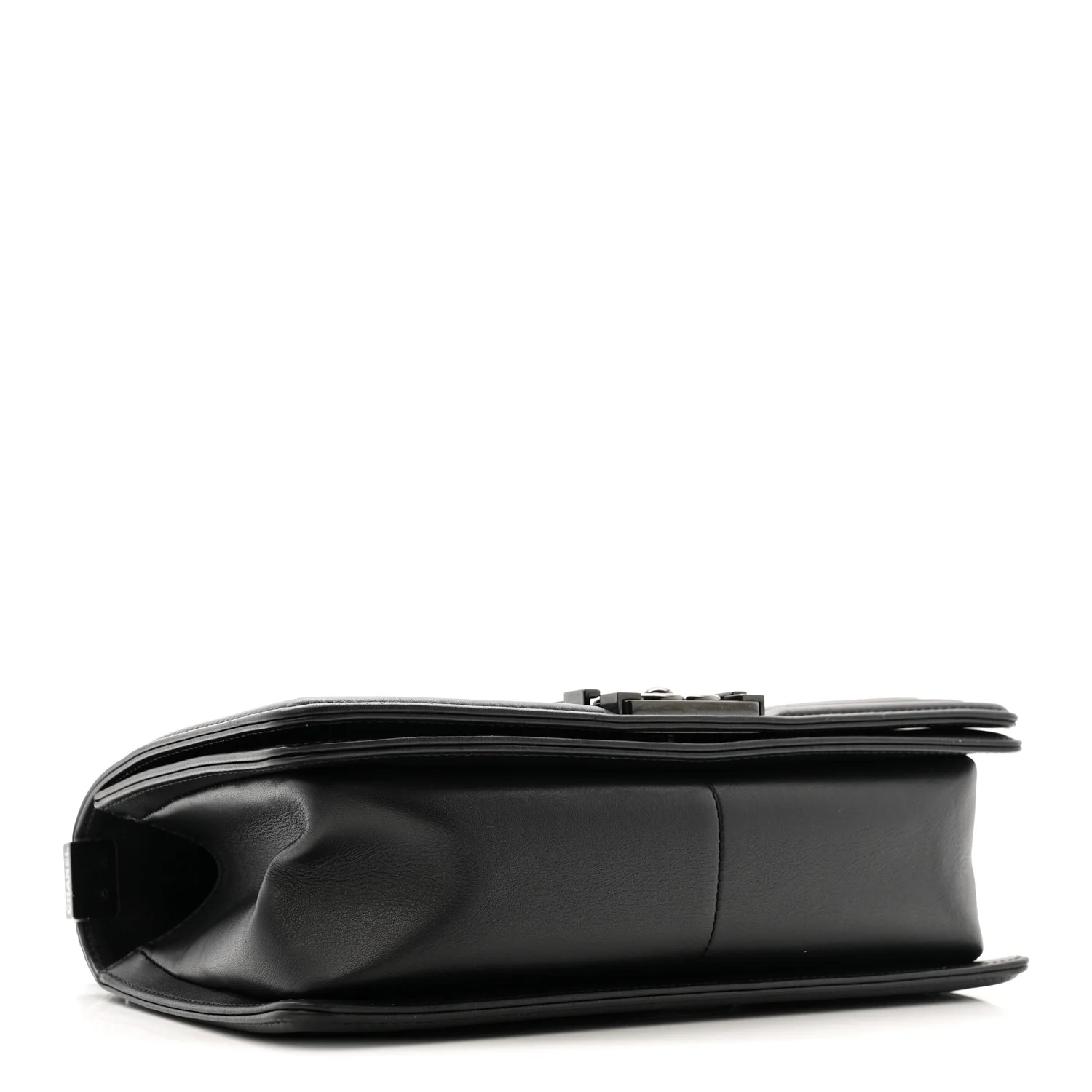 Calfskin Quilted Medium Boy Flap So Black - Image 4