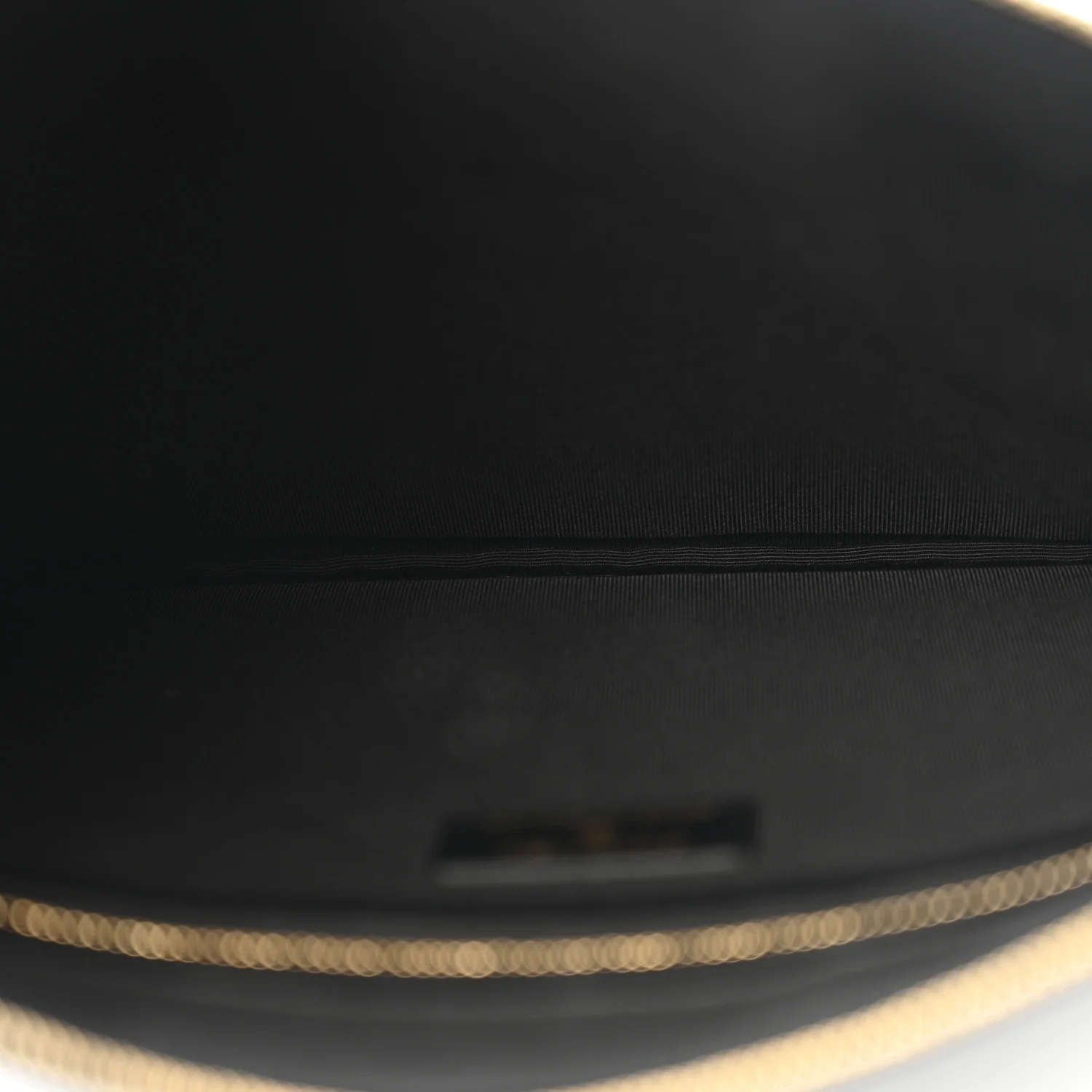 Calfskin Quilted Medium CC Pocket Cosmetic Case Black - Image 5