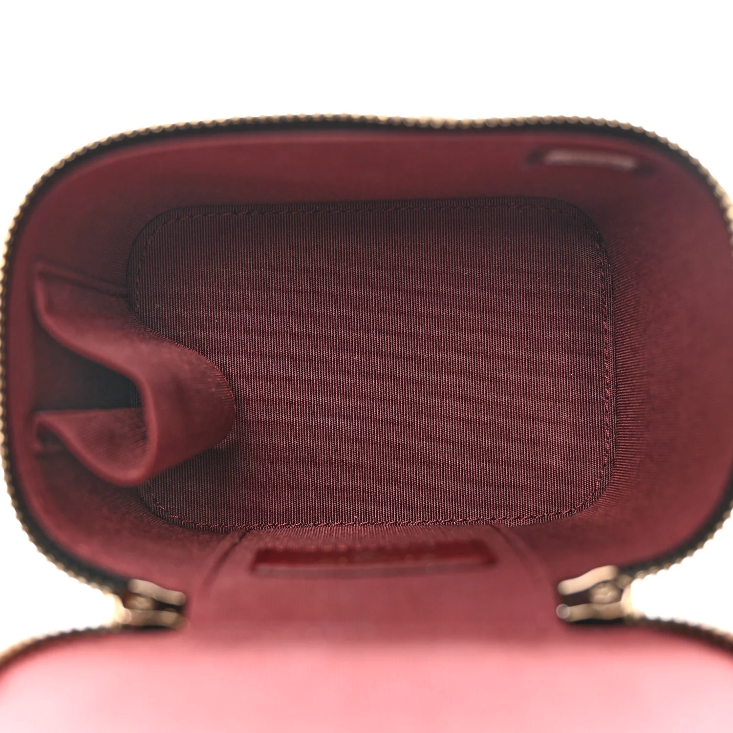 Calfskin Quilted Mini Perfect Fit Vanity Case With Chain Black - Image 5