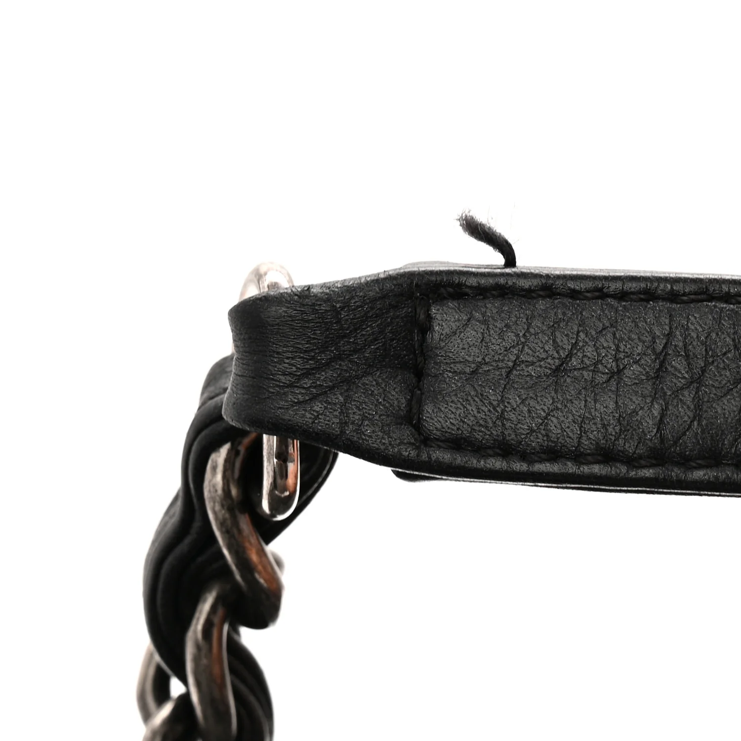 Calfskin Quilted XXL Travel Flap Bag Black - Image 11