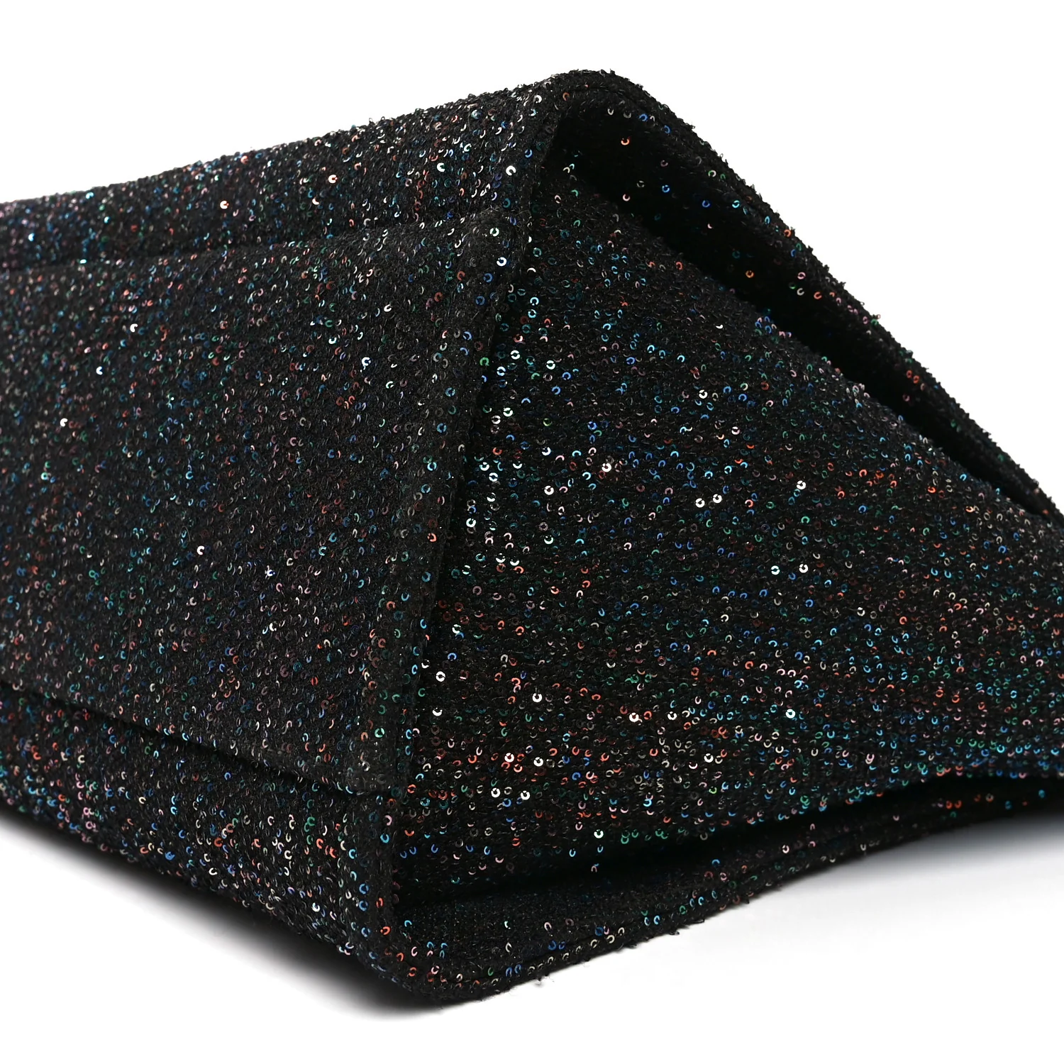 Calfskin Sequin Medium Deauville Tote Black - Image 10