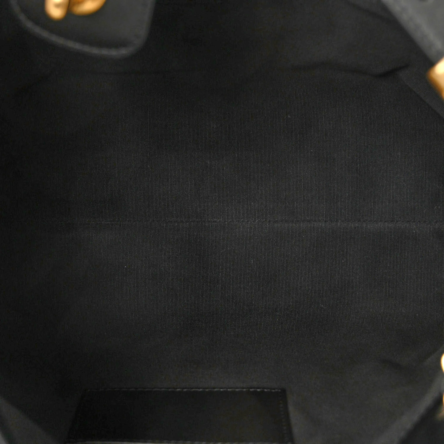 Calfskin Stitched Shopping Bag Black - Image 5