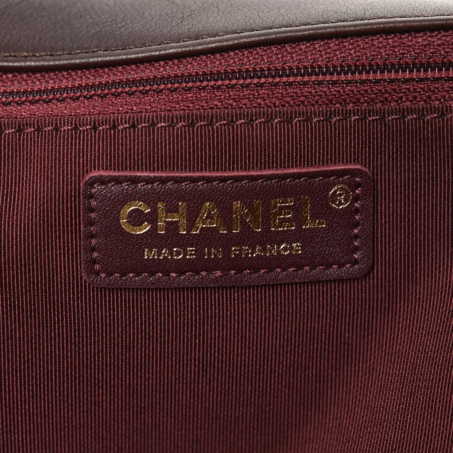 Calfskin Stitched Small Paris in Rome Messenger Brown - Image 7