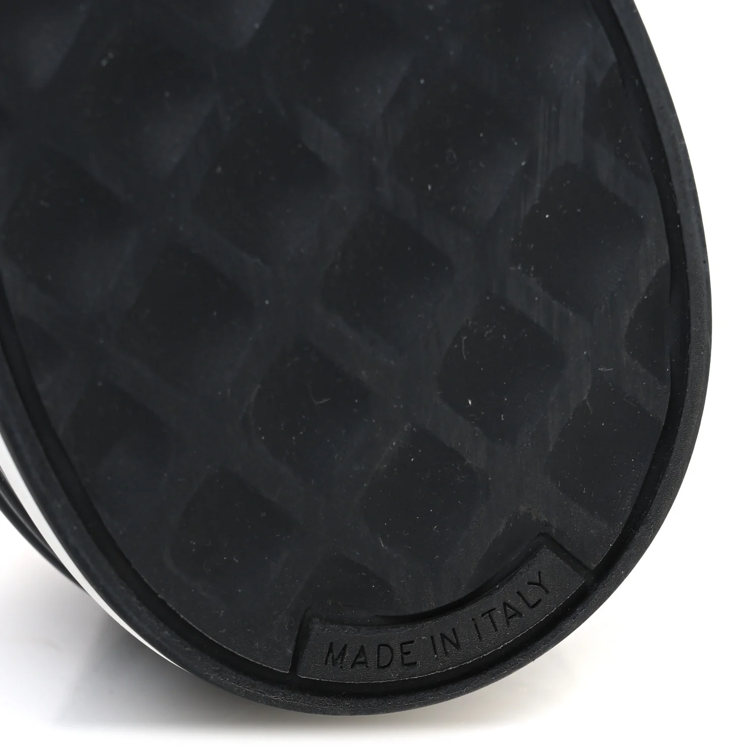 Calfskin Suede Quilted Womens Logo Sneakers 39 Black White - Image 8