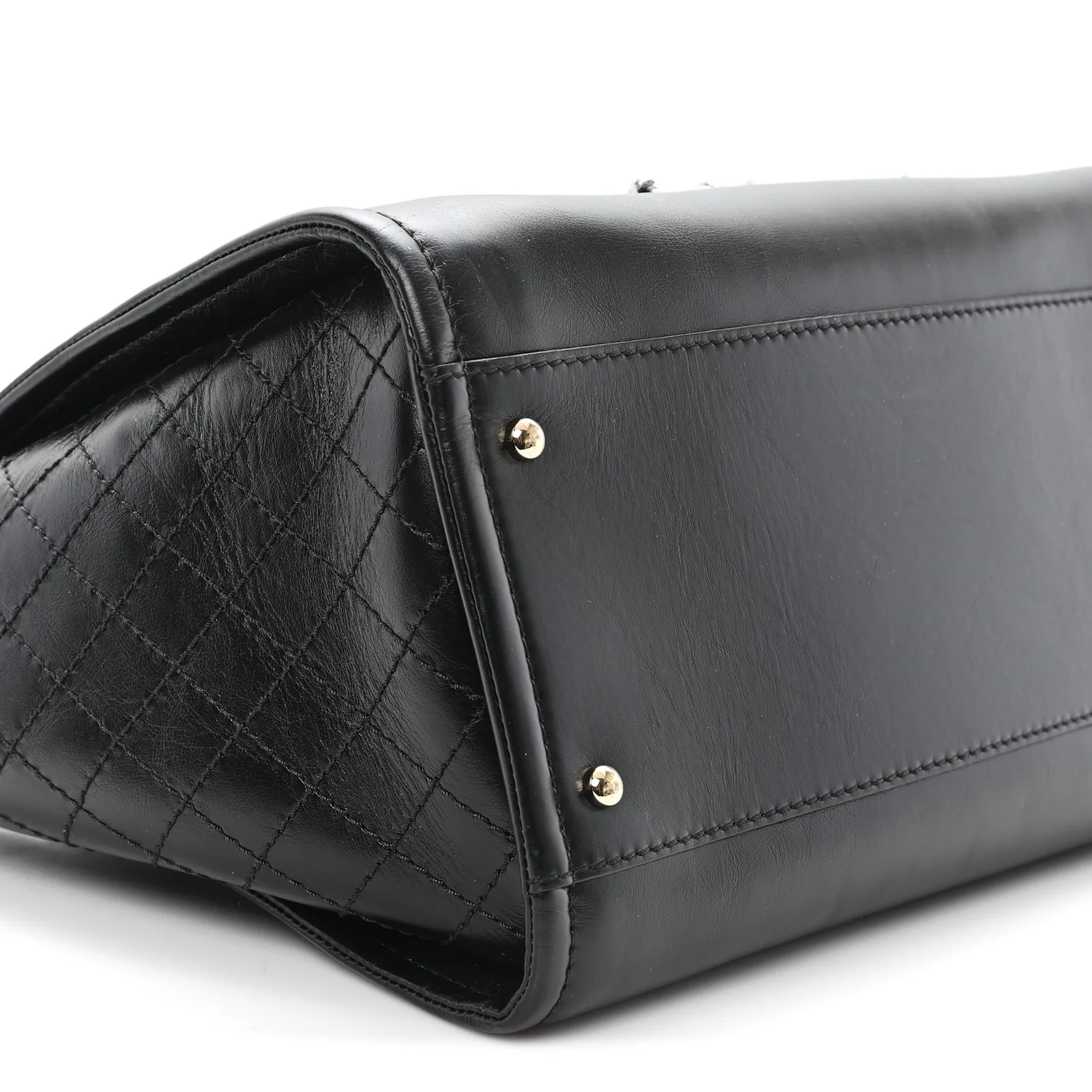 Calfskin Tweed Medium Deauville Tote Black Multicolor - Image 9