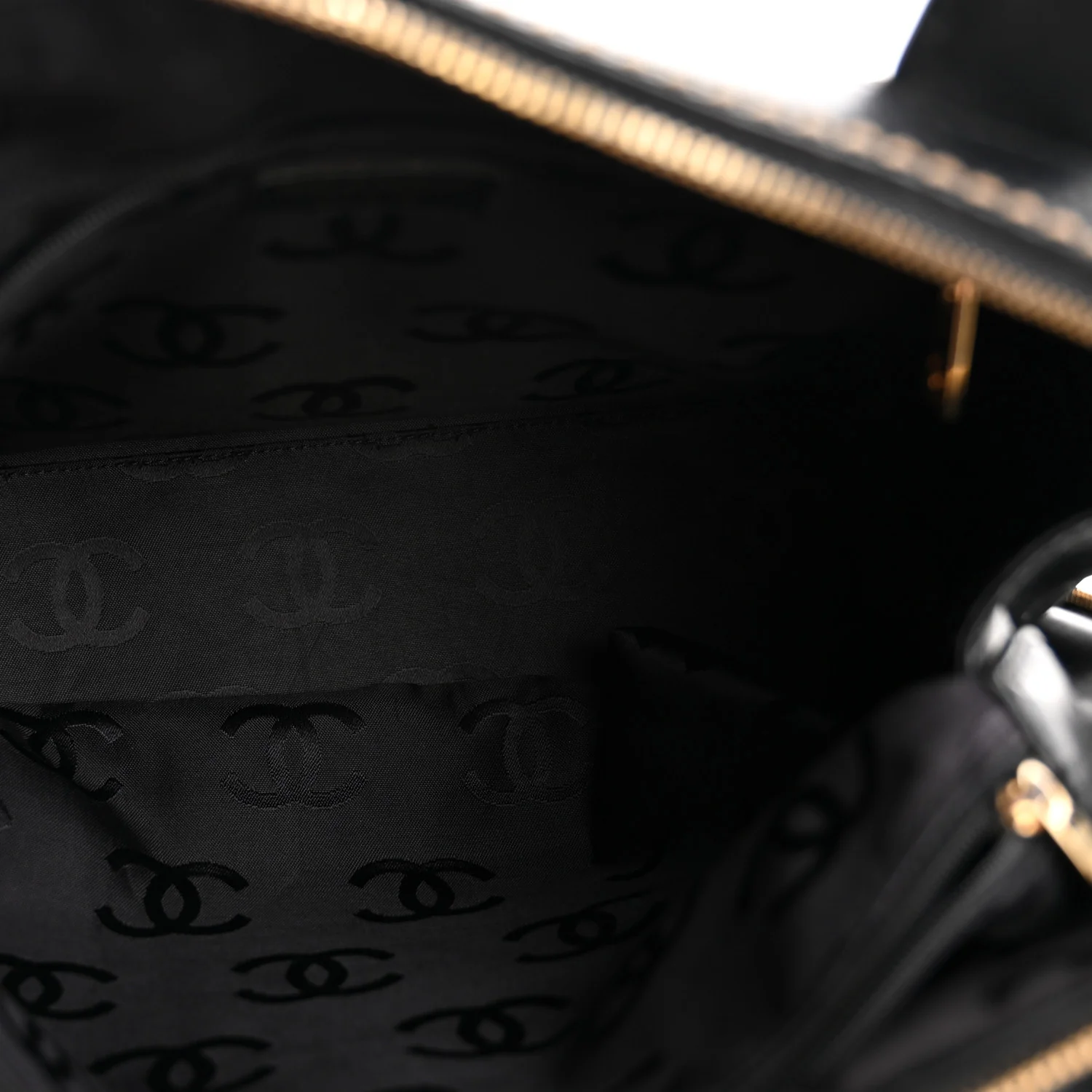 Calfskin Wild Stitch Vertical Top Handle Bag Black - Image 6