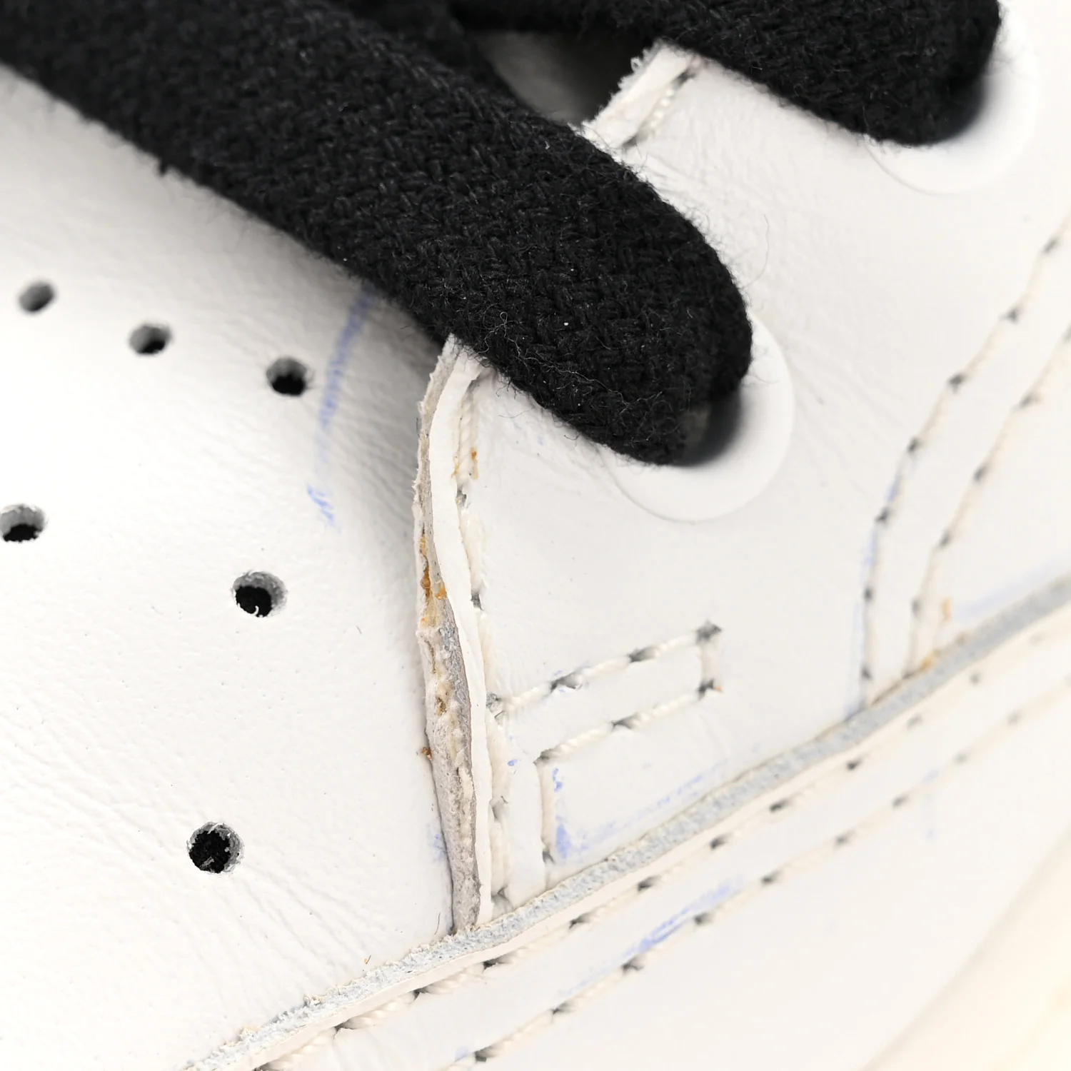 Calfskin Womens Logo High Top Sneakers 40 Black White - Image 19