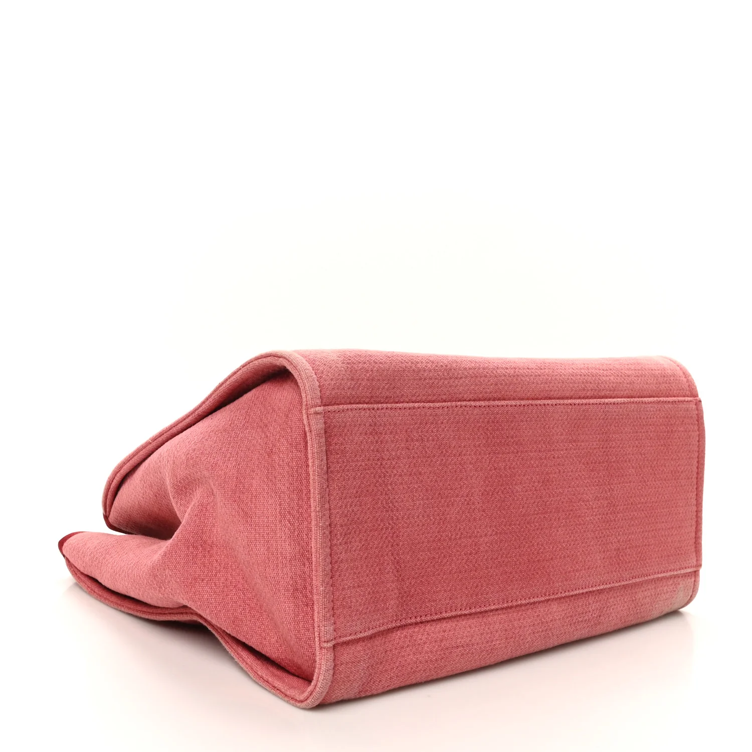 Canvas Medium Deauville Tote Red - Image 4