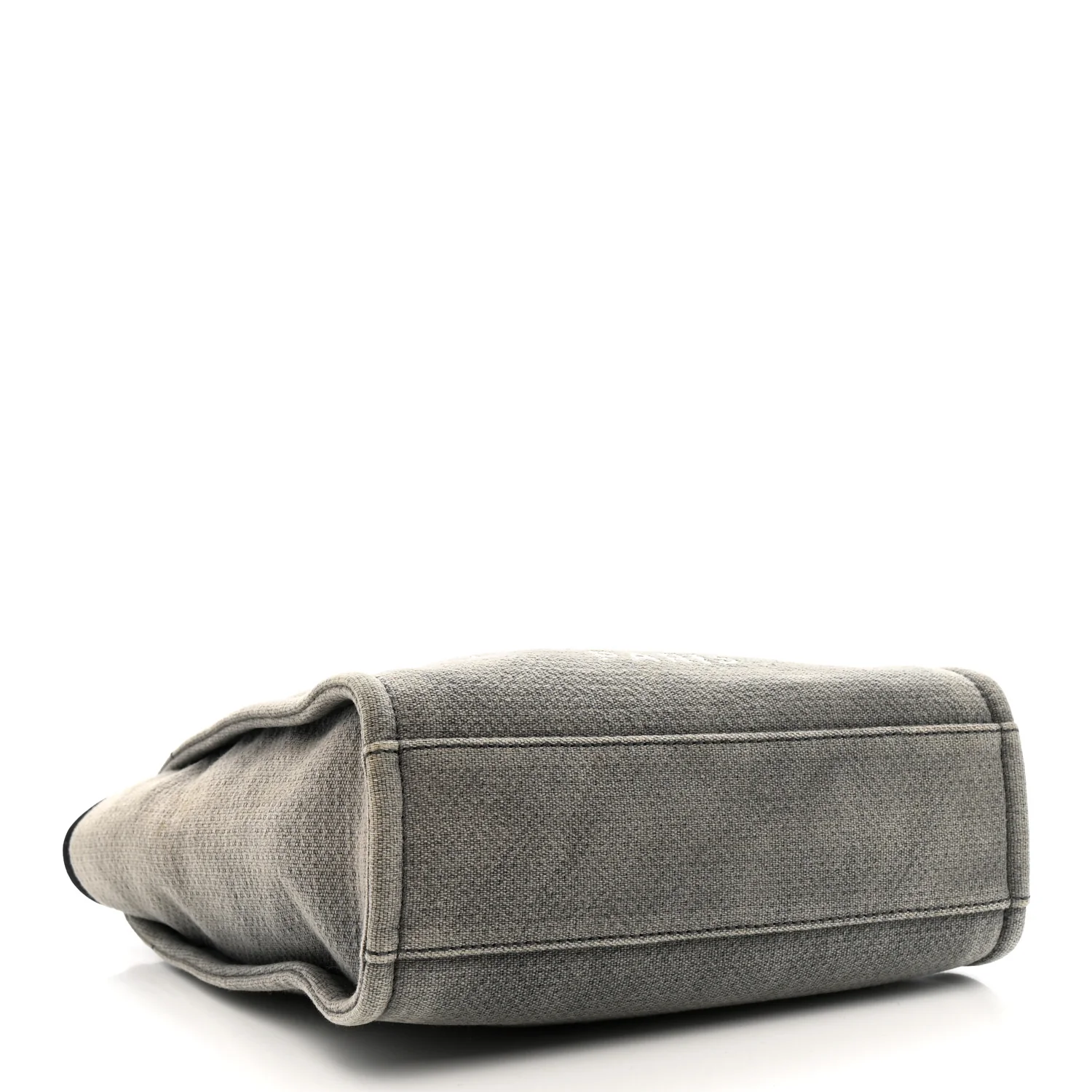 Canvas Mini Deauville Tote Dark Grey - Image 4