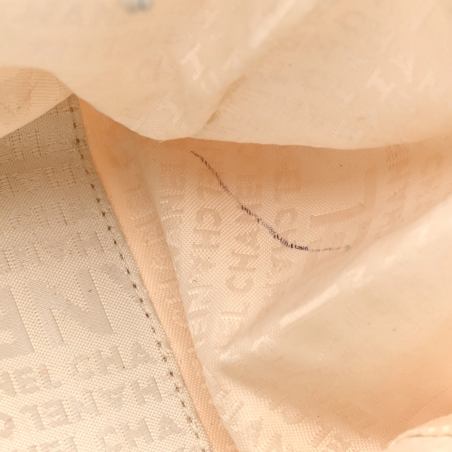 Canvas Quilted N°5 Shopping Tote Beige - Image 14
