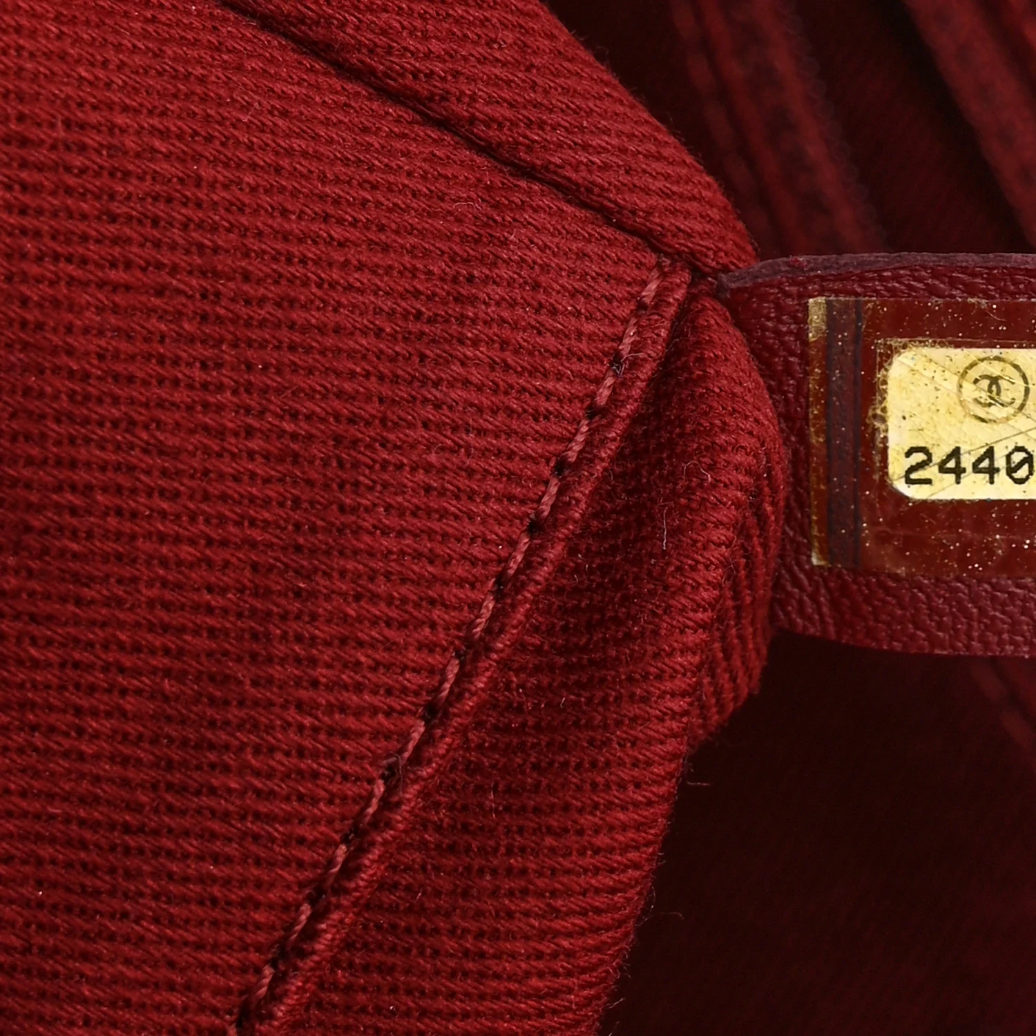 Canvas Small Deauville Tote Red - Image 7