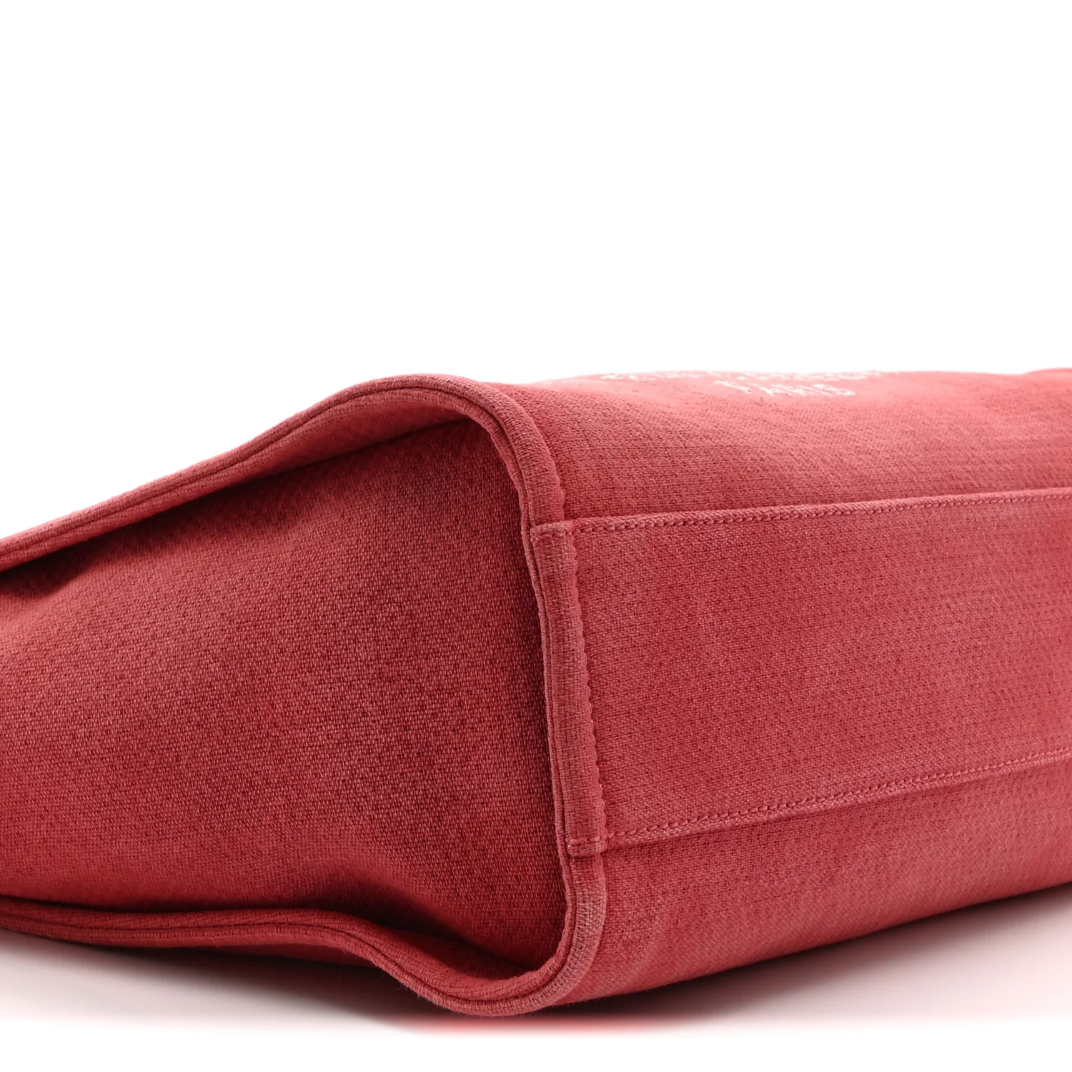 Canvas Small Deauville Tote Red - Image 9