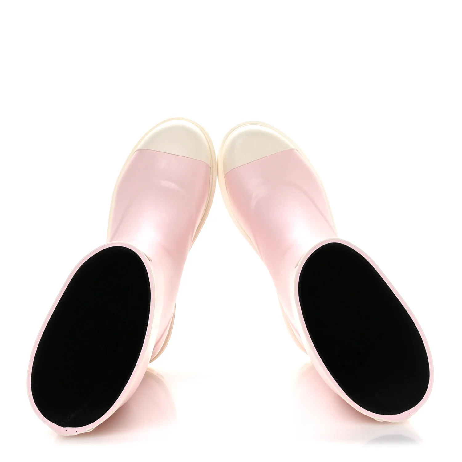 Caoutchouk CC High Boots 38 Light Pink White - Image 2