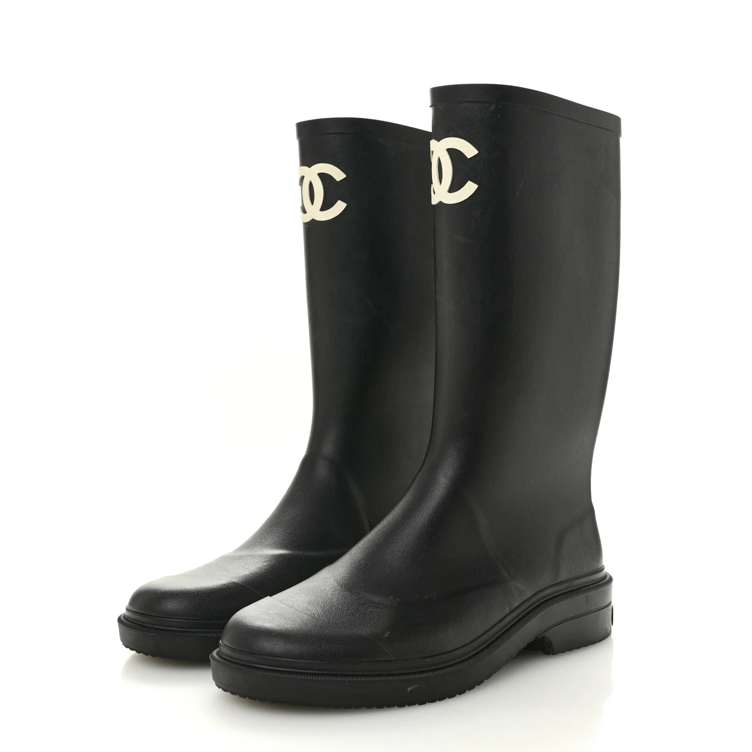 Caoutchouk CC High Boots 40 Black - Image 4