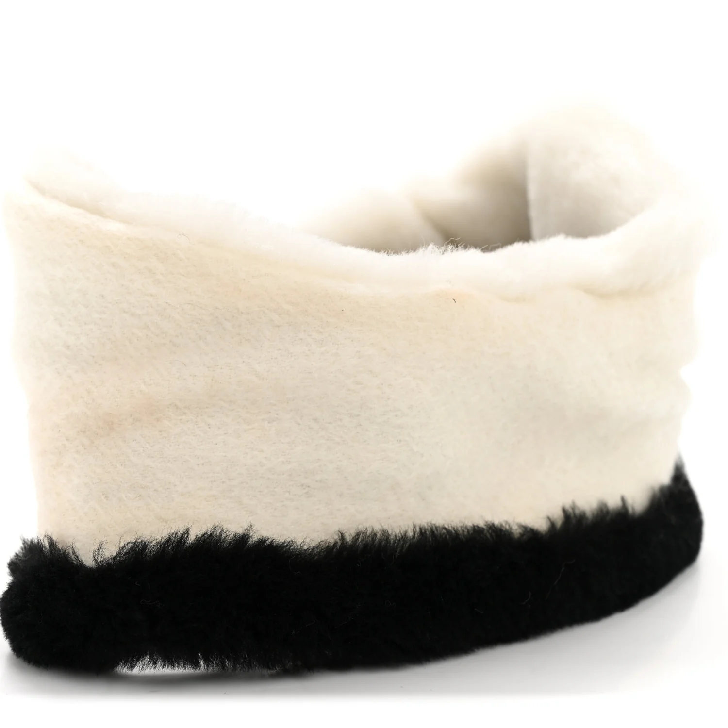Cashmere Blend Logo Headband White Black - Image 12