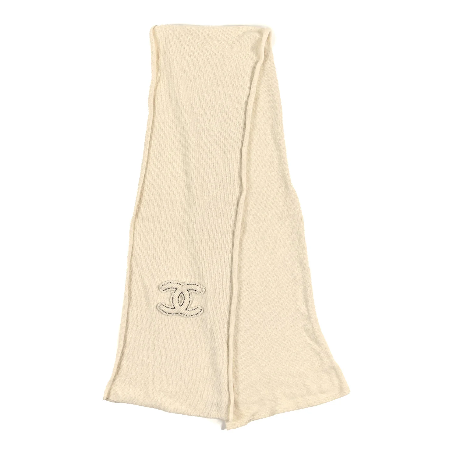 Cashmere CC Stole Ivory - Image 2