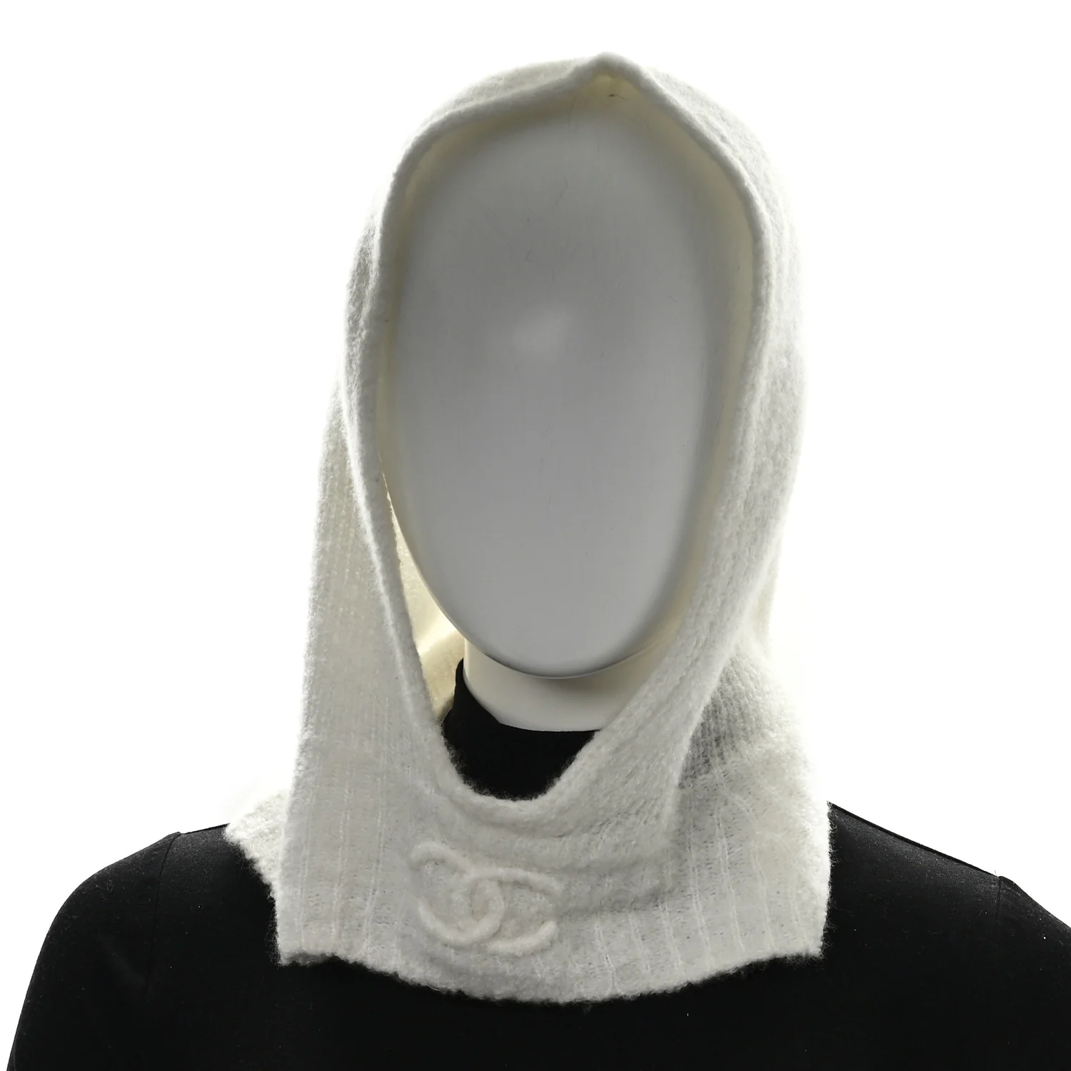 Cashmere Silk Balaclava White - Image 2