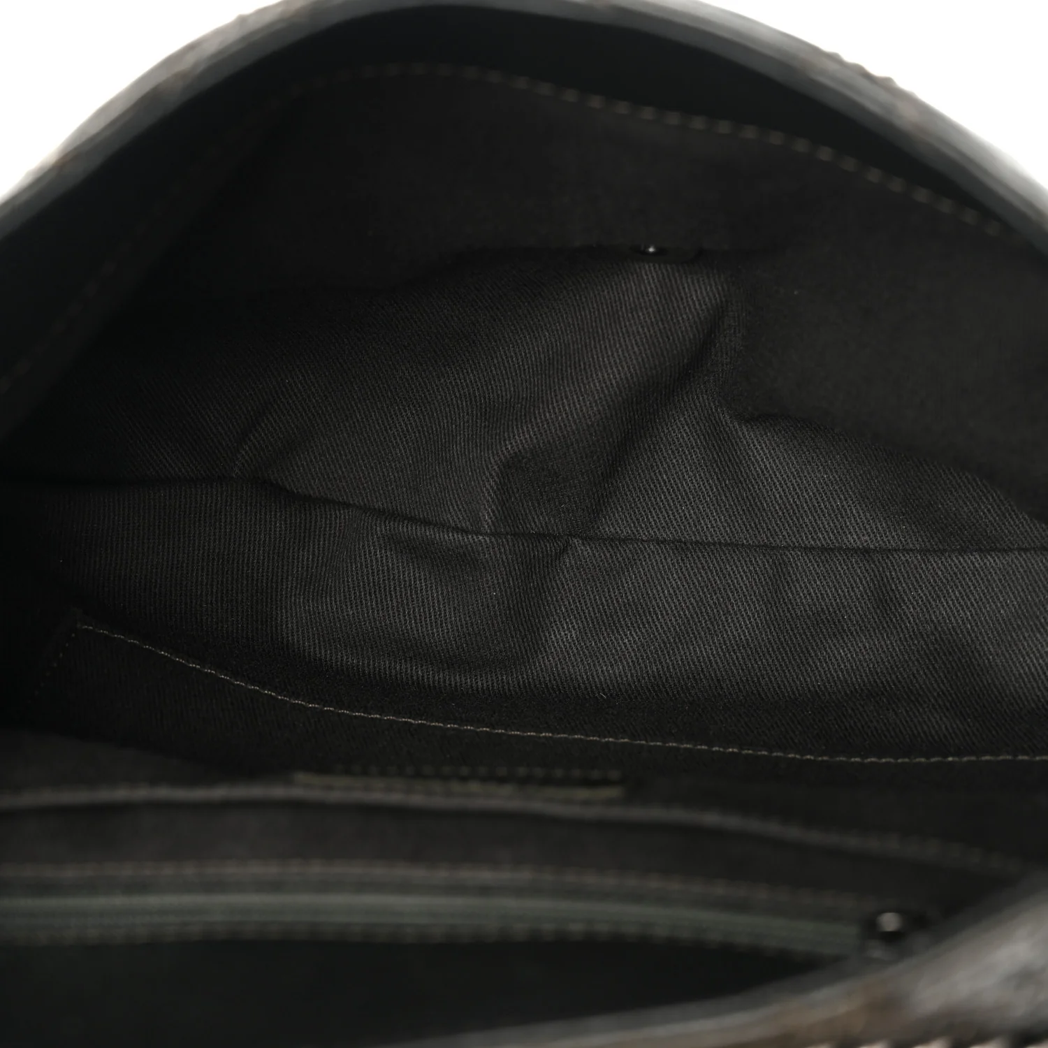 Caviar Aged Calfskin Medium Bubble Graphic Messenger Bag Grey - Image 5
