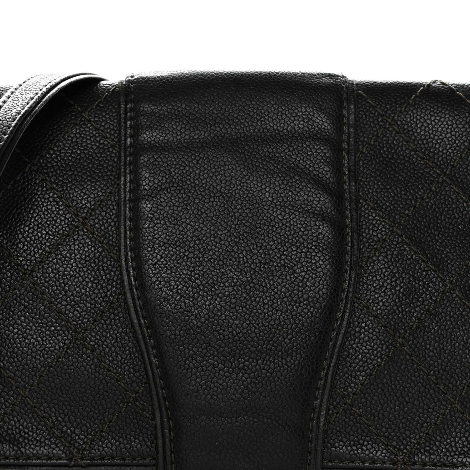 Caviar Aged Calfskin Medium Bubble Graphic Messenger Bag Grey - Image 8