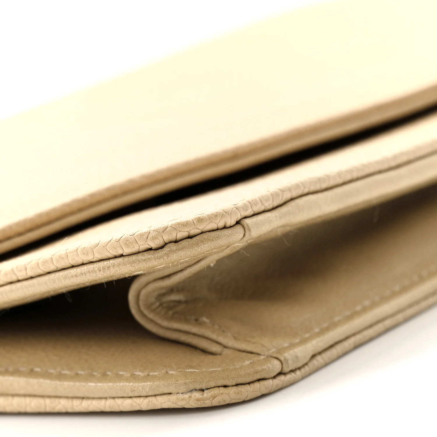 Caviar CC Timeless Flap Wallet Beige - Image 11