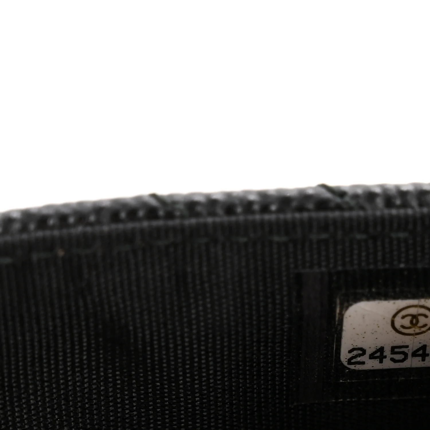 Caviar Chevron Quilted Boy Flap Card Holder Black - Image 7