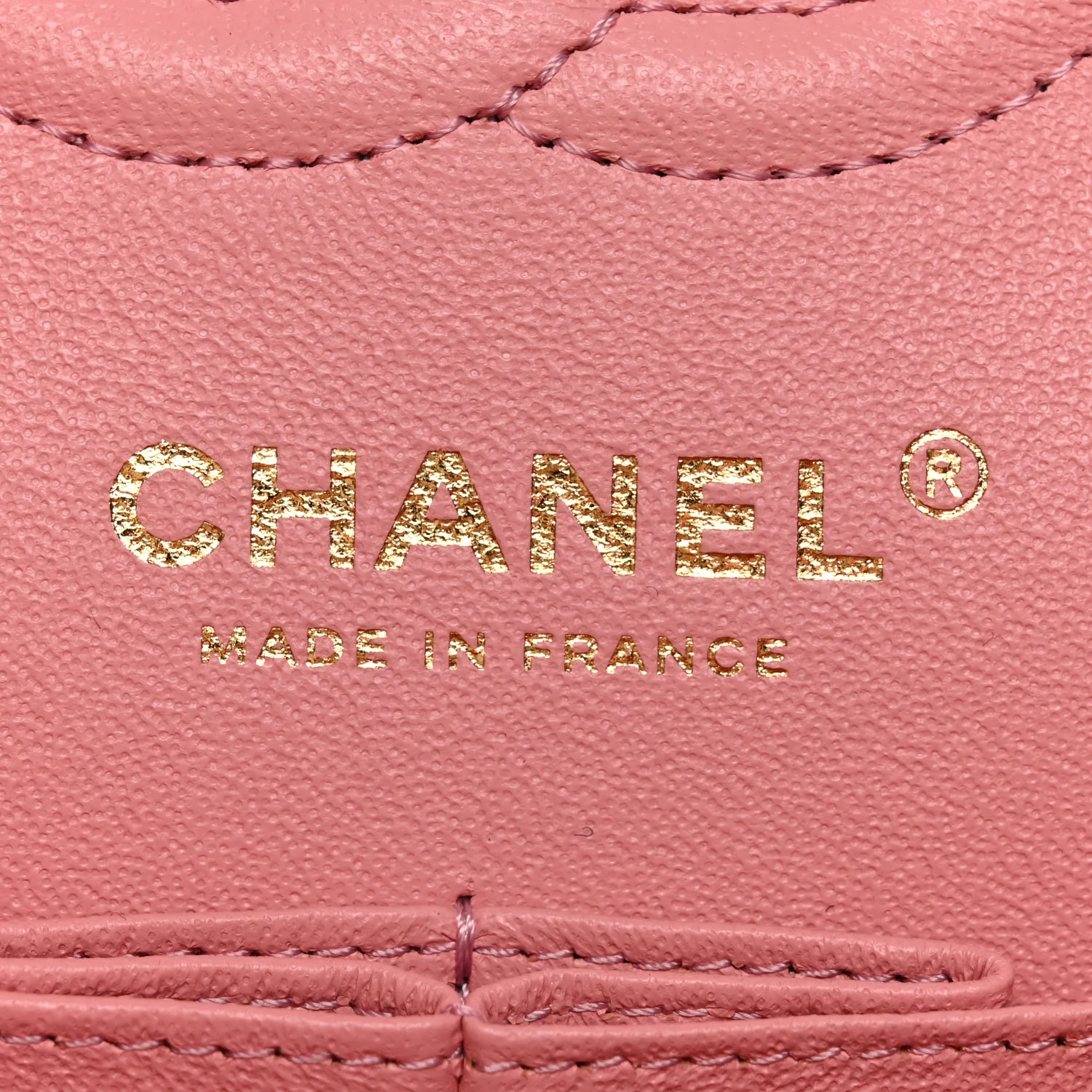 Caviar Chevron Quilted Small Double Flap Pink - Image 6