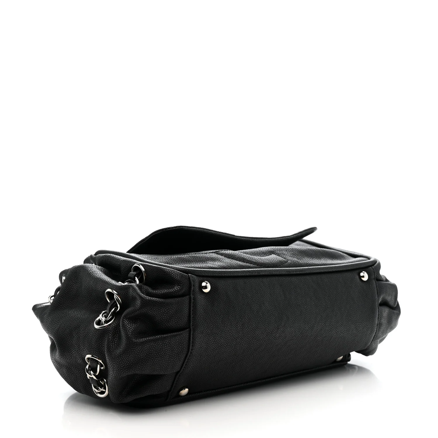 Caviar Diagonal Ligne Flap Black - Image 4