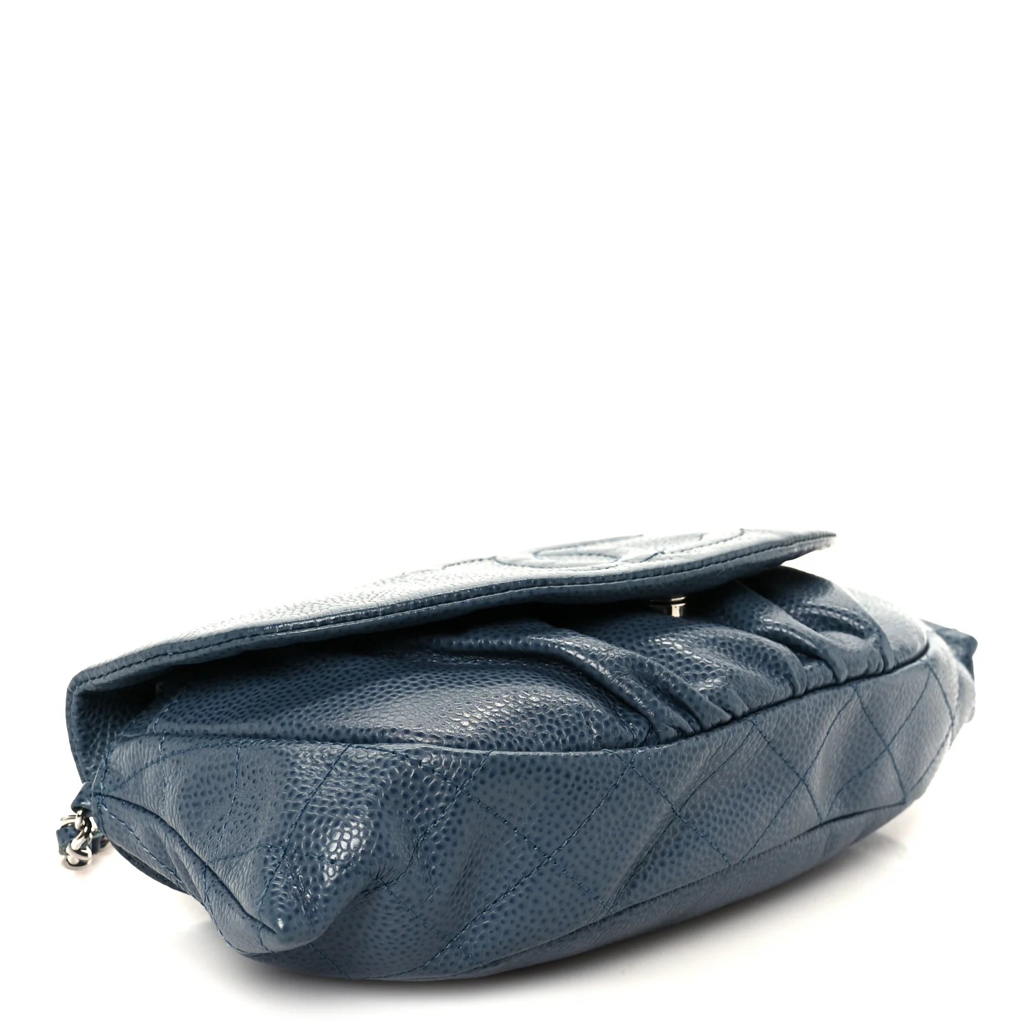 Caviar Half Moon Wallet On Chain WOC Blue - Image 4