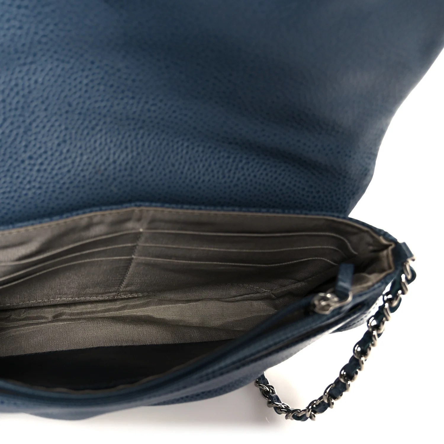 Caviar Half Moon Wallet On Chain WOC Blue - Image 5