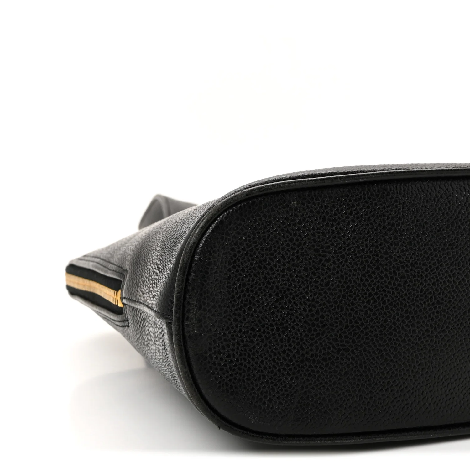 Caviar Large CC Shoulder Bag Black - Image 10