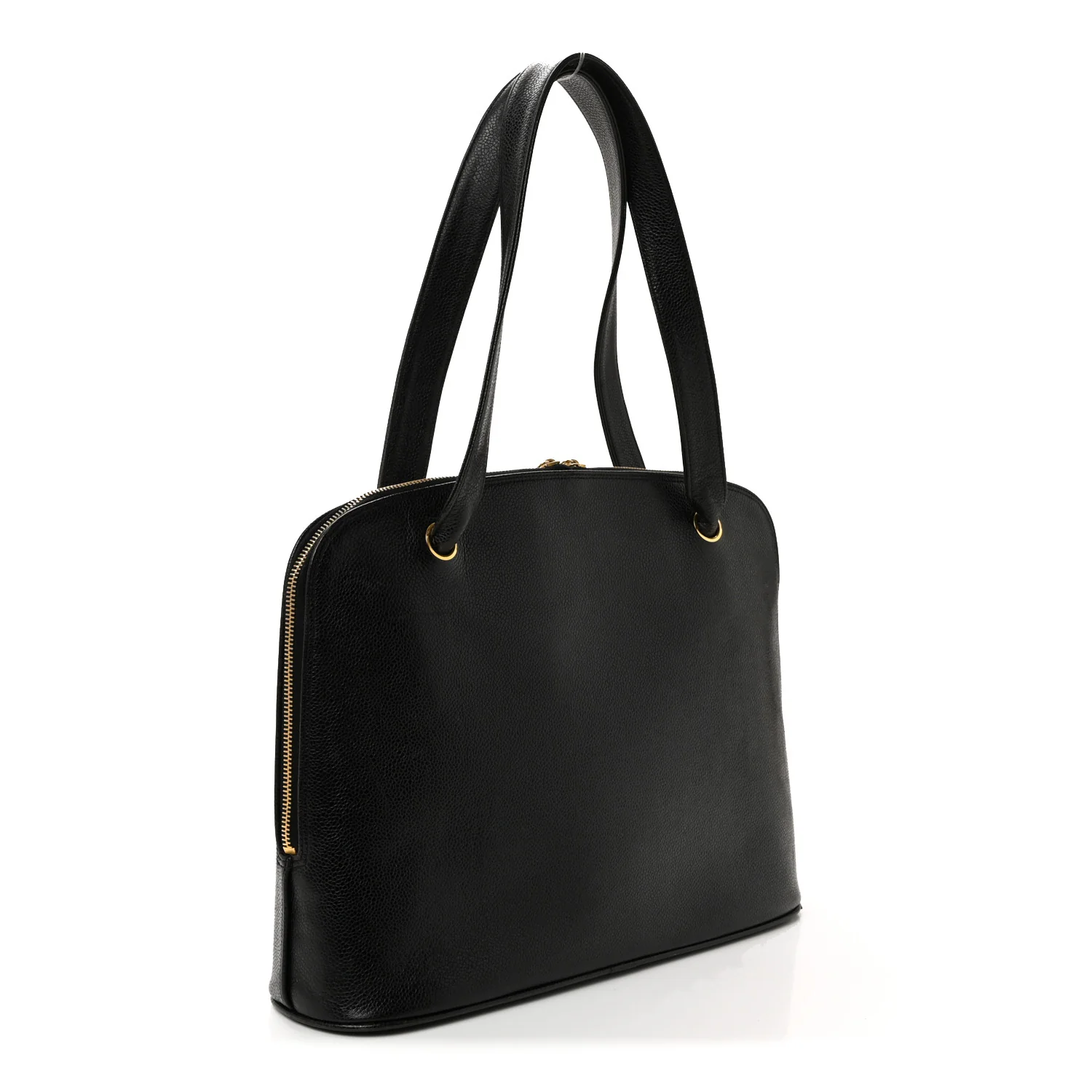 Caviar Large CC Shoulder Bag Black - Image 3