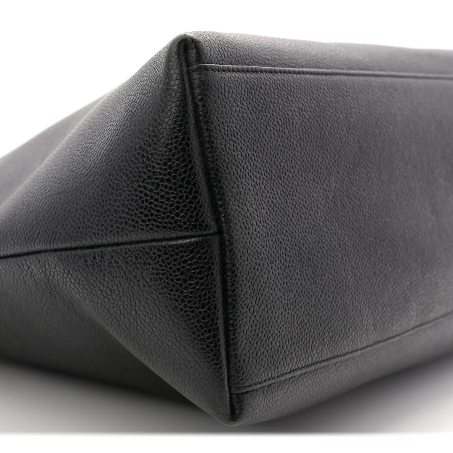 Caviar Large CC Shoulder Bag Black - Image 9