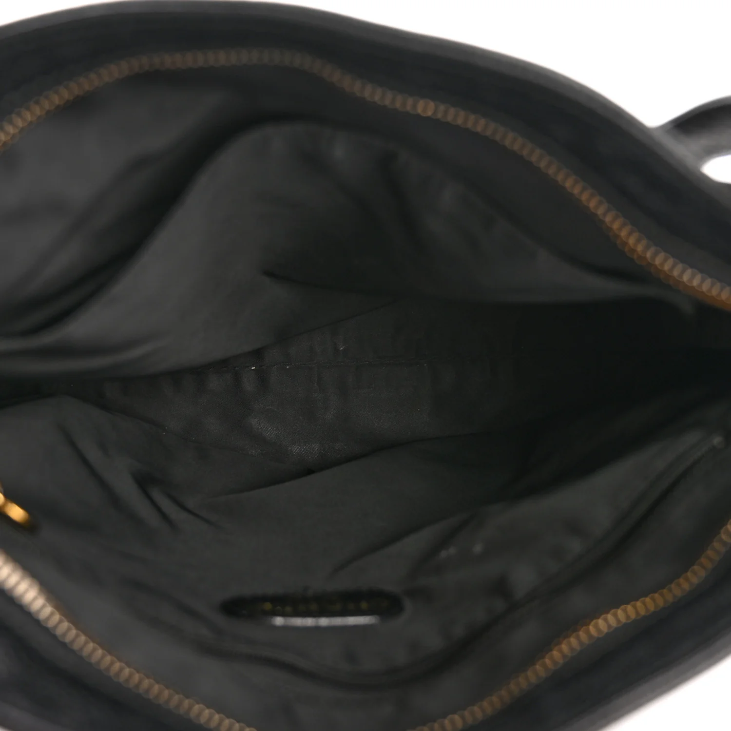 Caviar Logo Shoulder Bag Black - Image 5