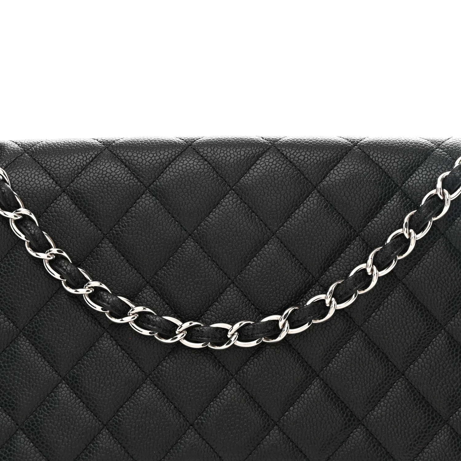 Caviar Maxi Single Flap Black - Image 14