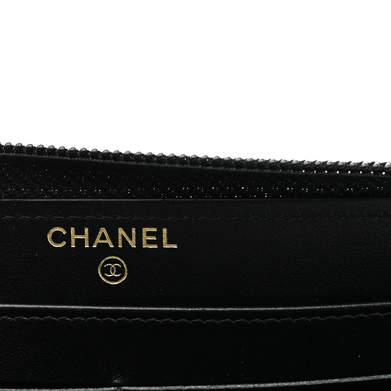 Caviar Quilted Boy Long Zip Around Wallet Black - Image 7