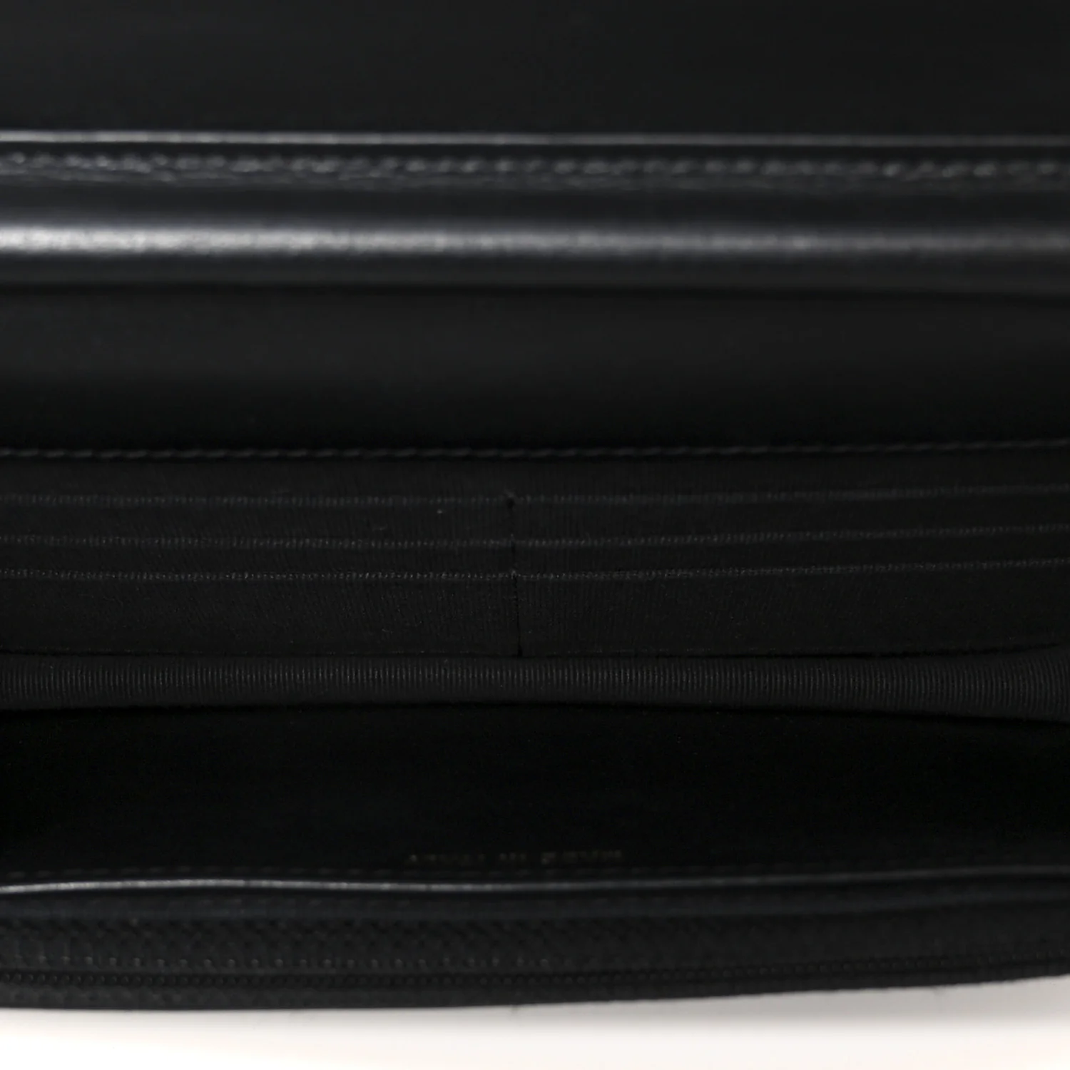 Caviar Quilted Boy Wallet On Chain WOC Black - Image 5