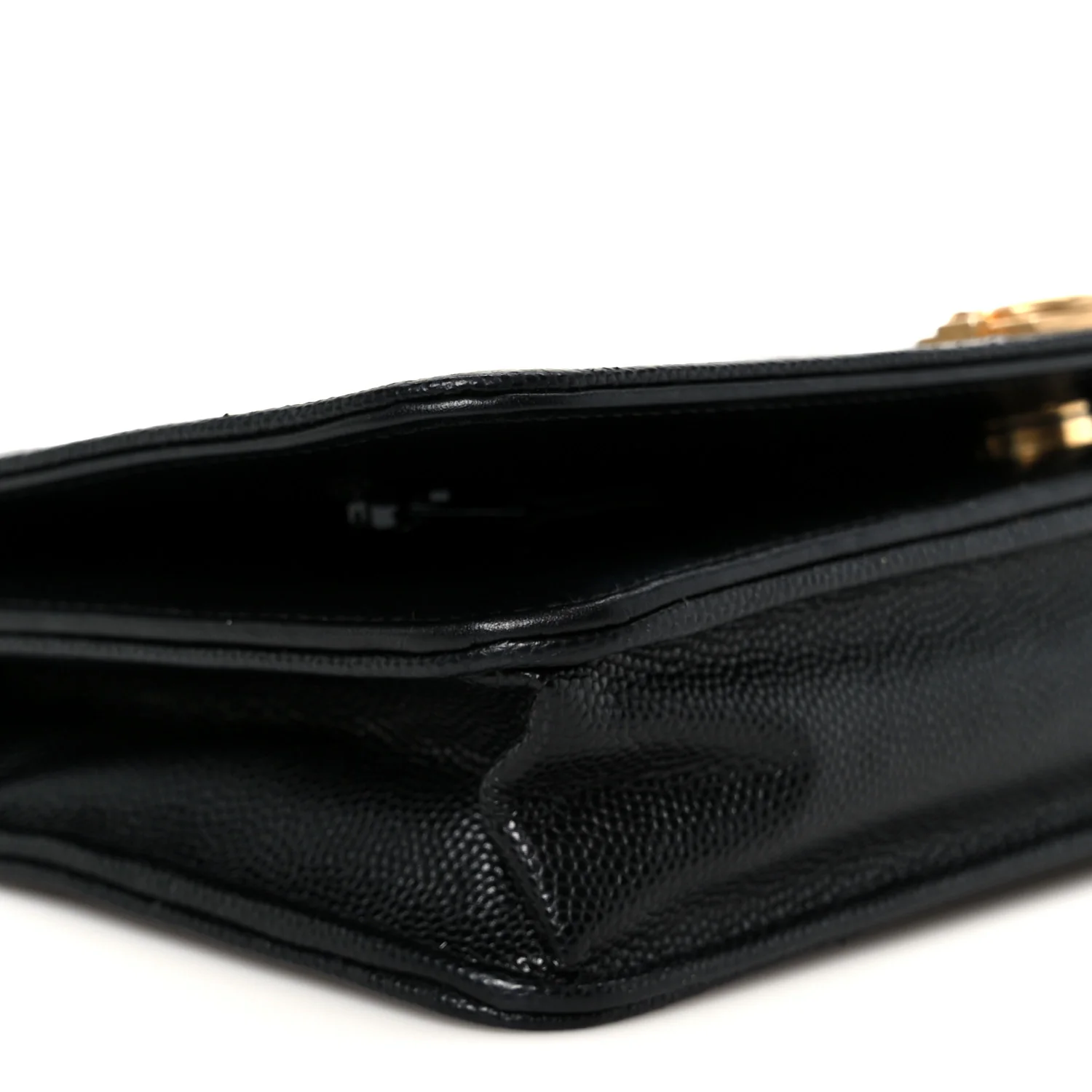 Caviar Quilted Boy Wallet On Chain WOC Black - Image 10
