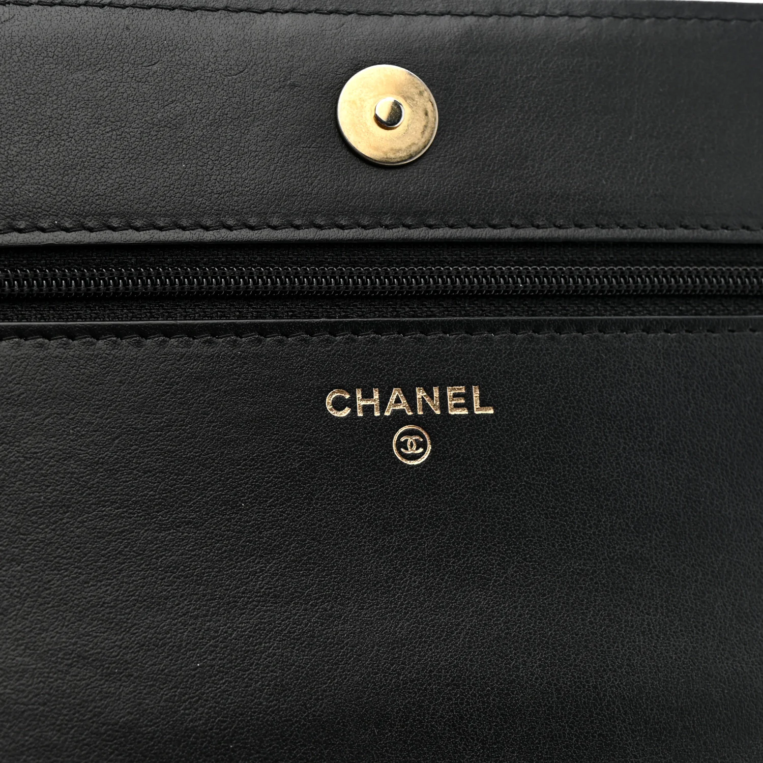 Caviar Quilted Boy Wallet On Chain WOC Black - Image 6