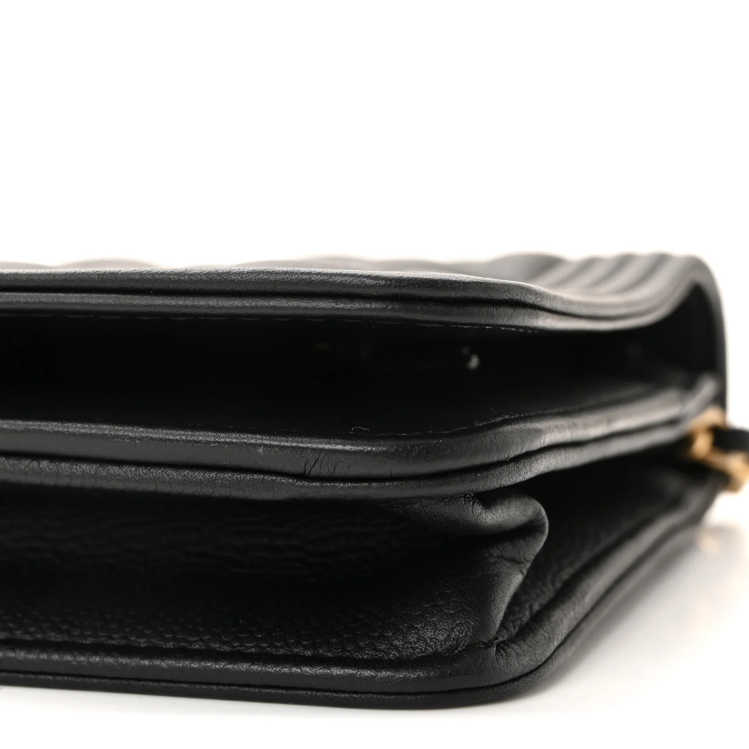 Caviar Quilted Boy Wallet On Chain WOC Black - Image 11