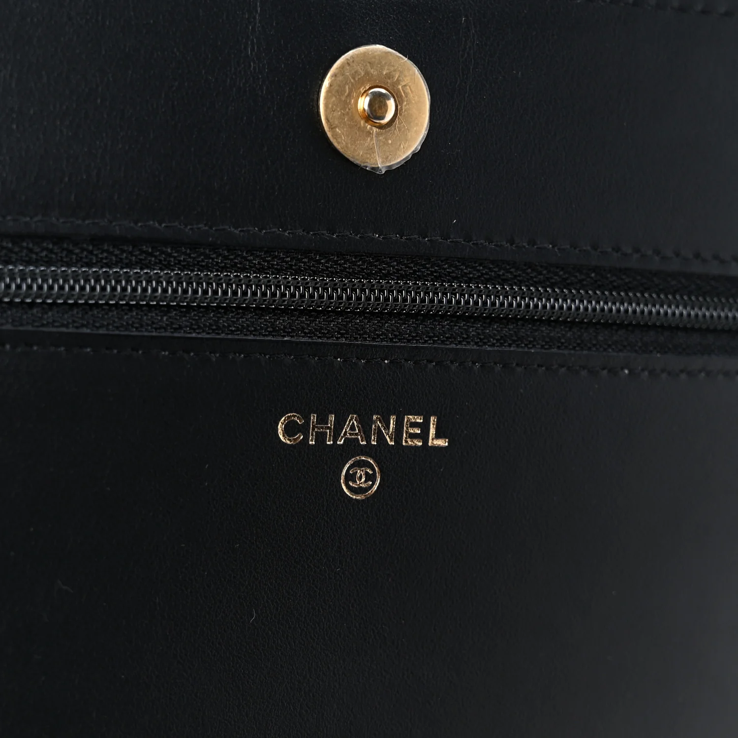 Caviar Quilted Boy Wallet On Chain WOC Black - Image 6