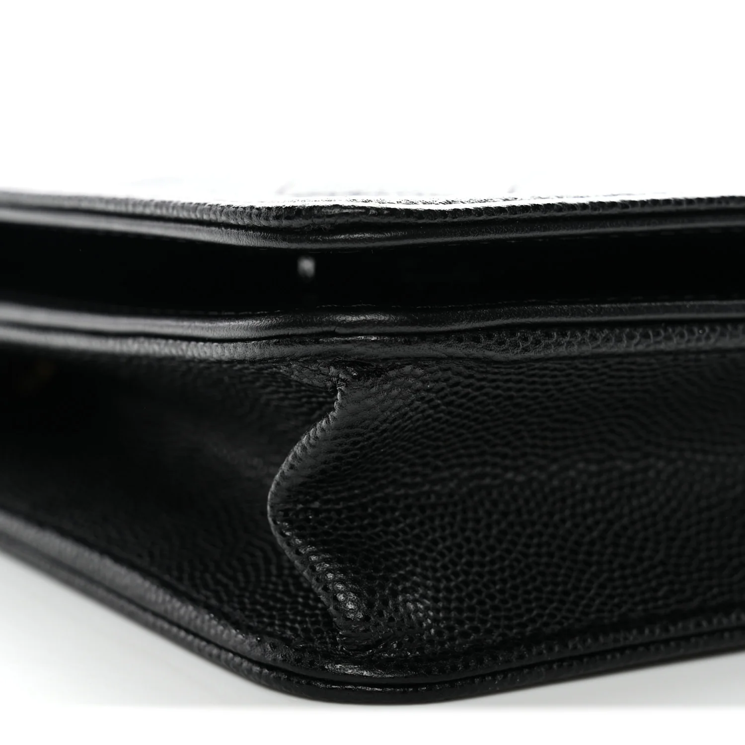 Caviar Quilted Boy Wallet On Chain WOC Black - Image 30