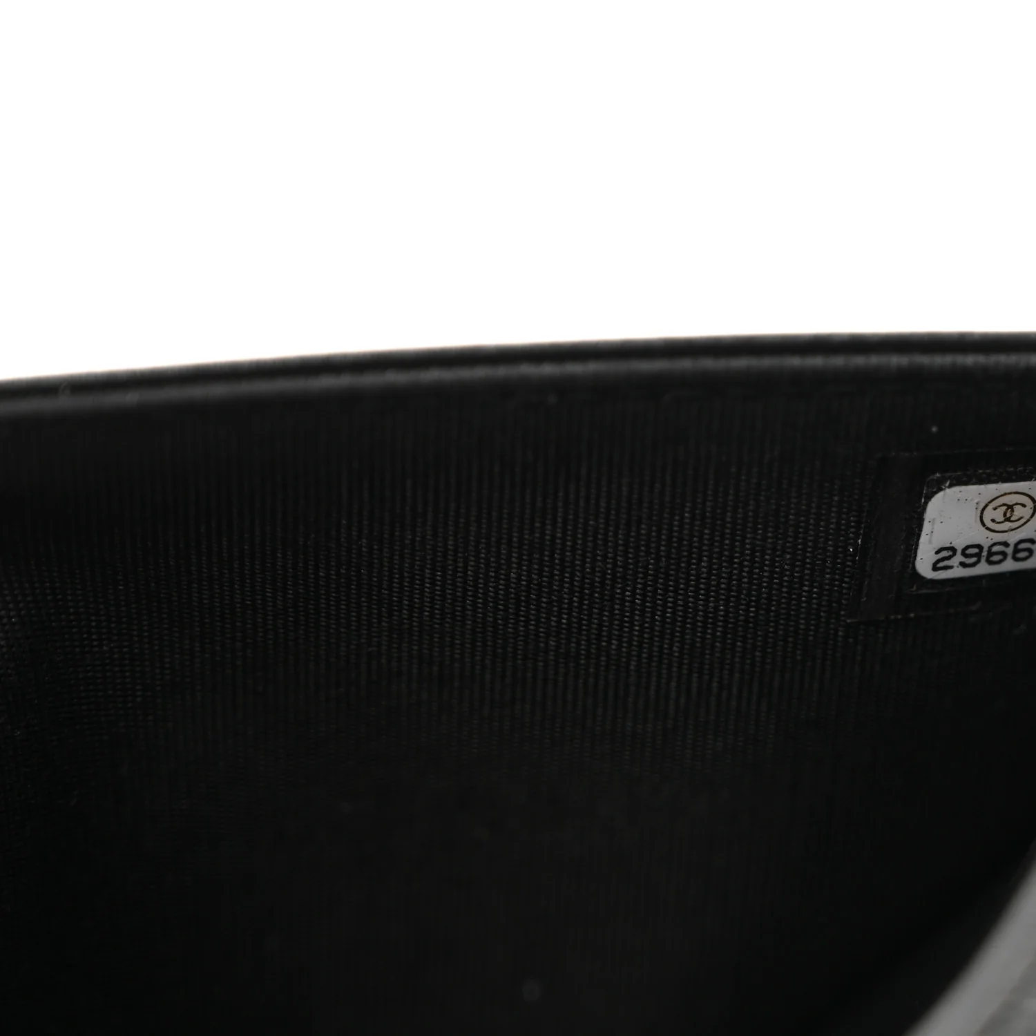Caviar Quilted Boy Wallet On Chain WOC Black - Image 8