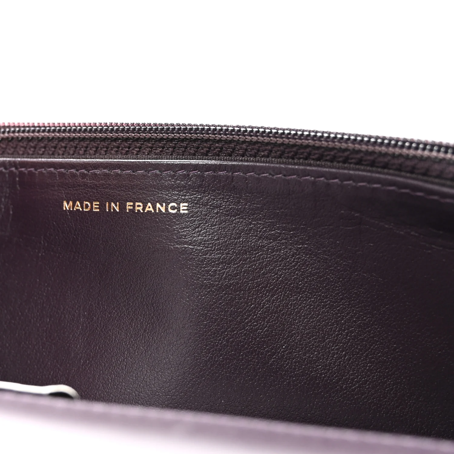 Caviar Quilted Boy Wallet On Chain WOC Dark Purple - Image 12