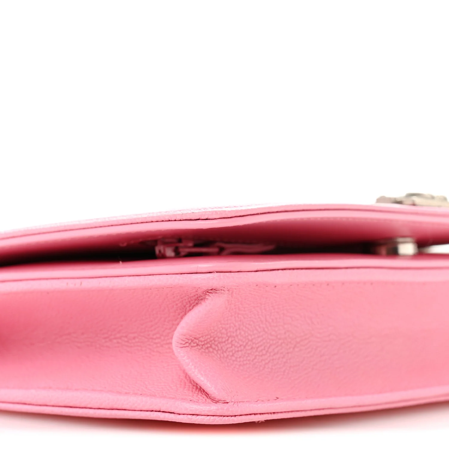 Caviar Quilted Boy Wallet On Chain WOC Pink - Image 10