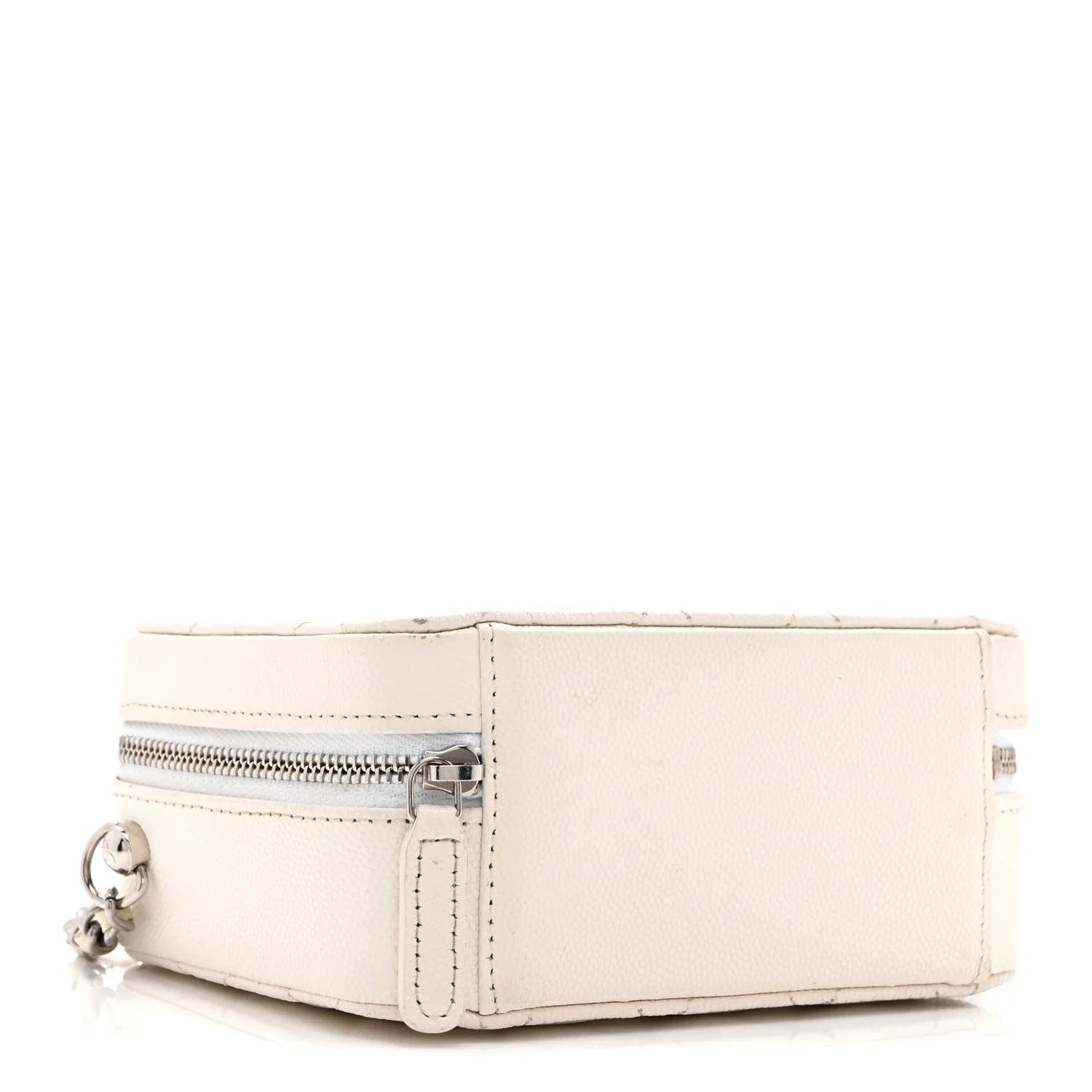 Caviar Quilted Camera Bag White - Image 4