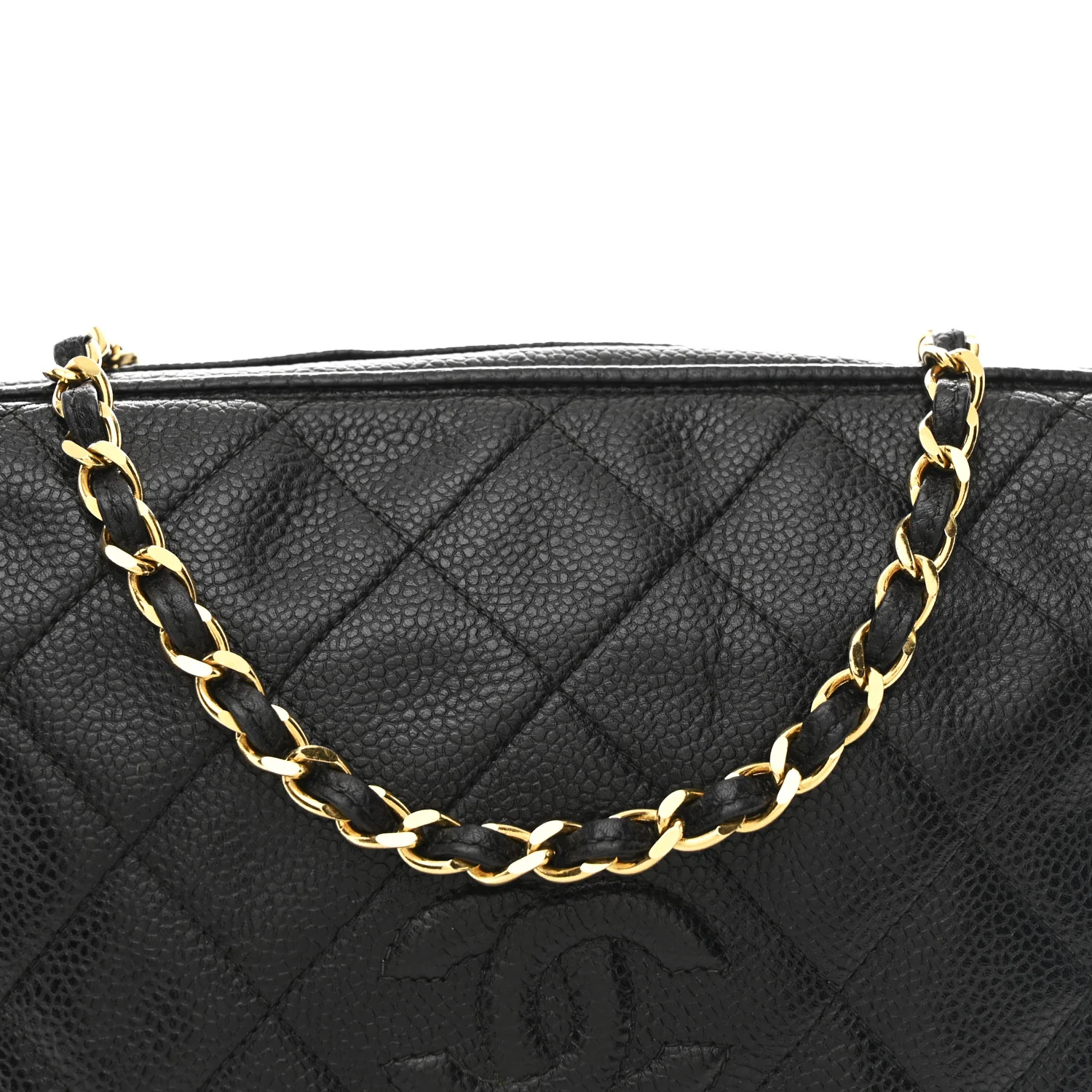 Caviar Quilted Camera Case Black - Image 9